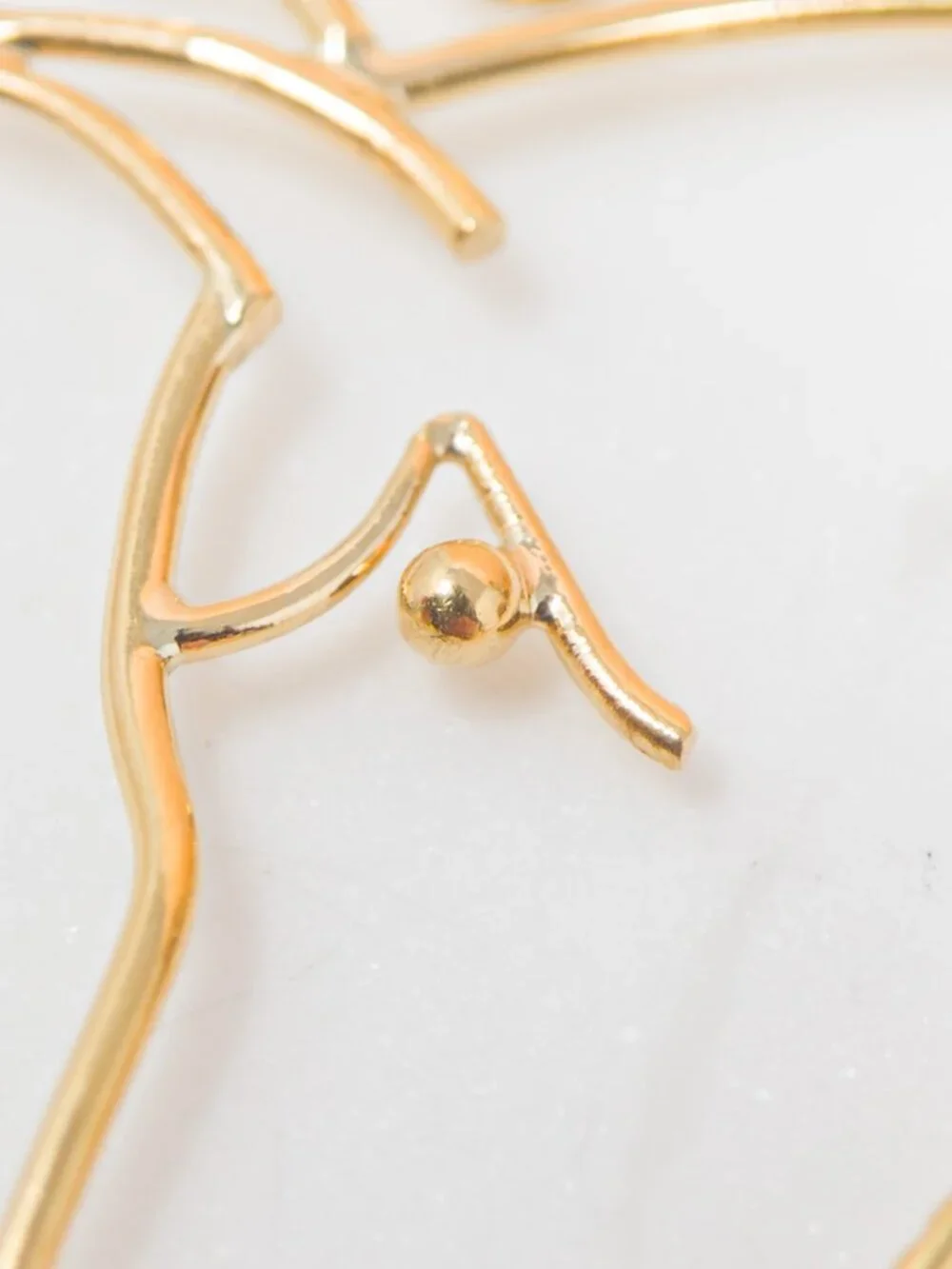 French 18K Yellow Gold Wire Horse Pendant, Owl Hallmark (2.75